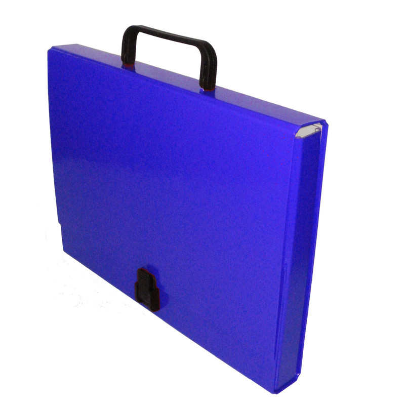 Портфель на клямці ITEM, 40 мм, А4, PP-покриття, синій